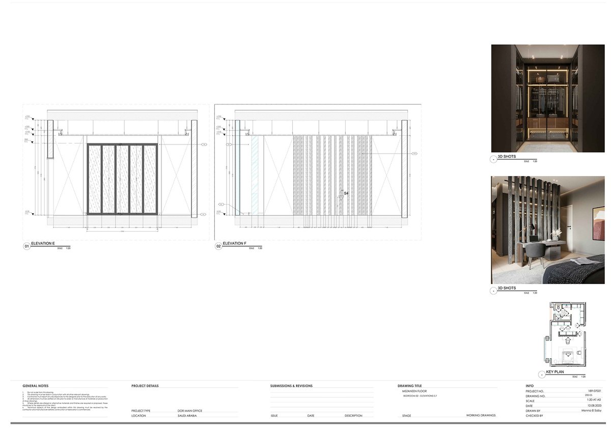 Master Bedroom Technical Drawings in Saudi Arabia

#Bedroom #masterbedroomdesign #masterbedroom #masterbedroomdecor #masterbedroommakeover #bedroomdesign #bedroomideas #technicaldrawing #technicalpackage #technical #mennaelsabyinteriors #details #interiordesign #interiordesigner