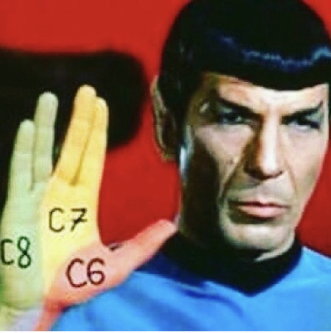 OGdukeneurosurg's tweet photo. Spock will help you never forget. https://t.co/9nlMazirH1