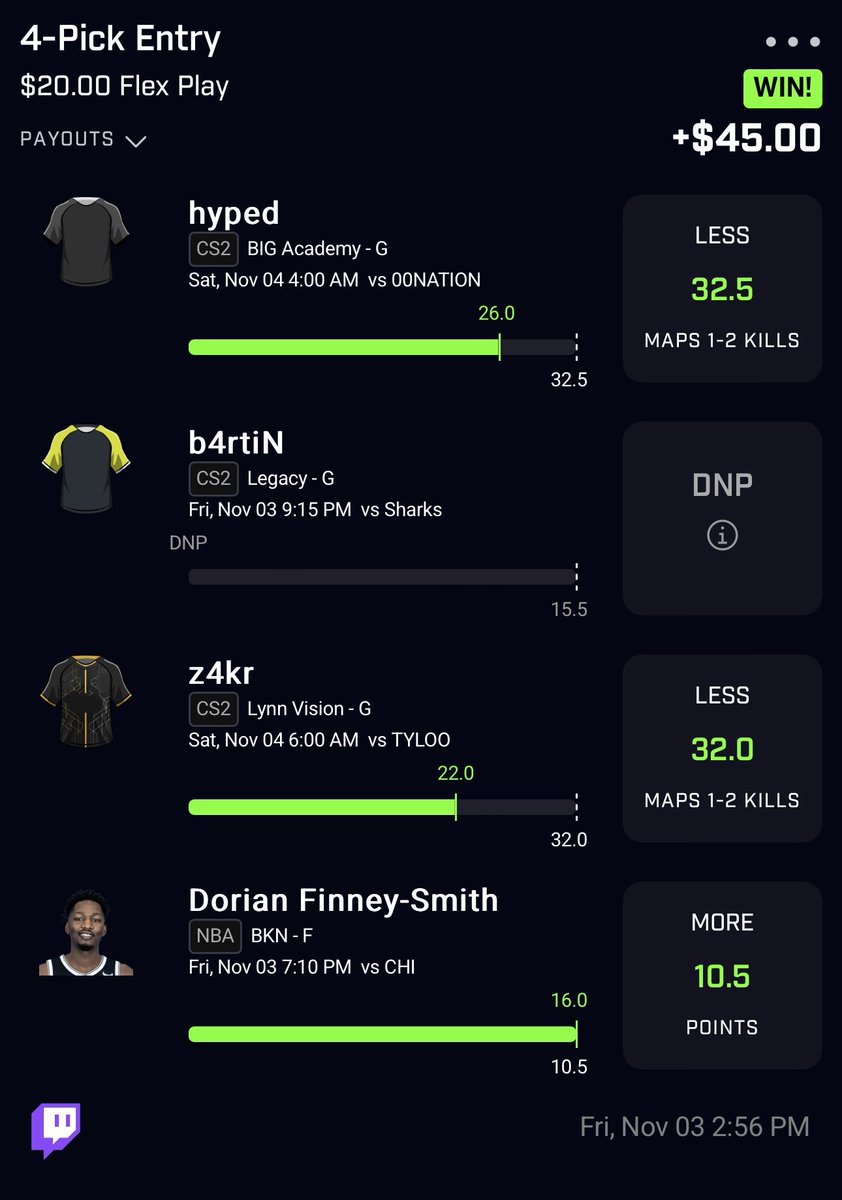 Lawrencefixed20's tweet photo. Click the link below to join the winning team 👇👇

https://t.co/heilj1CTAv
☝️☝️

#GamblingTwitter #prizepicks #prizepickswinning #prizepickslocks #SportsGambling #cushcord #gamblingx #propscash
#GamblingX #SportsGambling #Isles    #nhlpicks #nhl #playerprops #draftkings https://t.co/an3z2Z6tCG