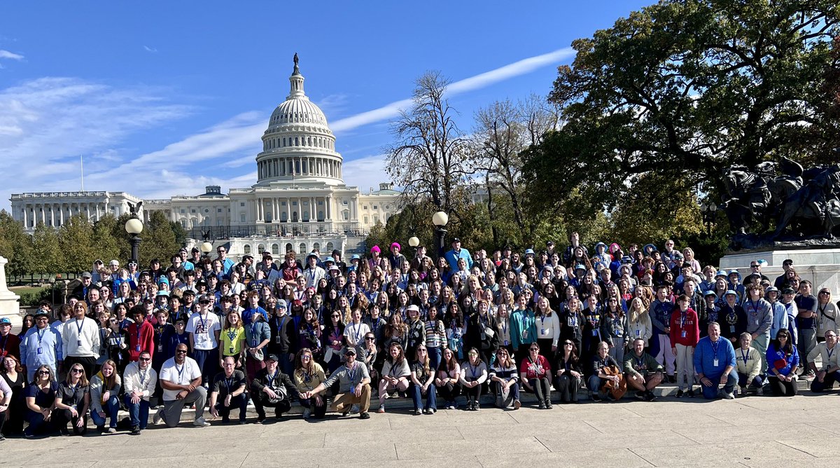 MrsKalbfleisch's tweet photo. CMS D.C. 2023
196 Students + 34 Parents + 15 Staff = 1 Great Experience! 
@CentennialMS  @SLCSD https://t.co/AD7mbSQv5G