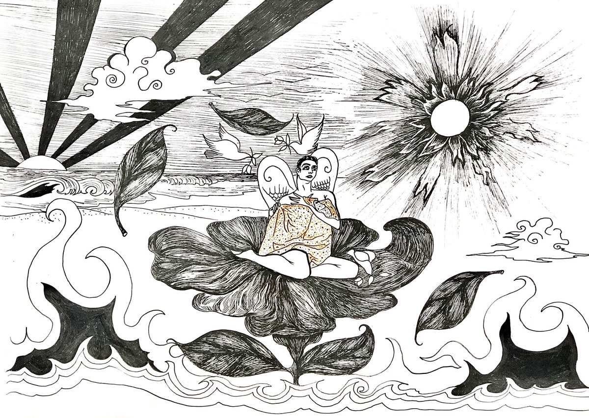 No drink is more suitable after repentance than the speech of the pure🌹

Artwork name: Eternal peace
Edition: 5/5
Price: 4 $XTZ
📎