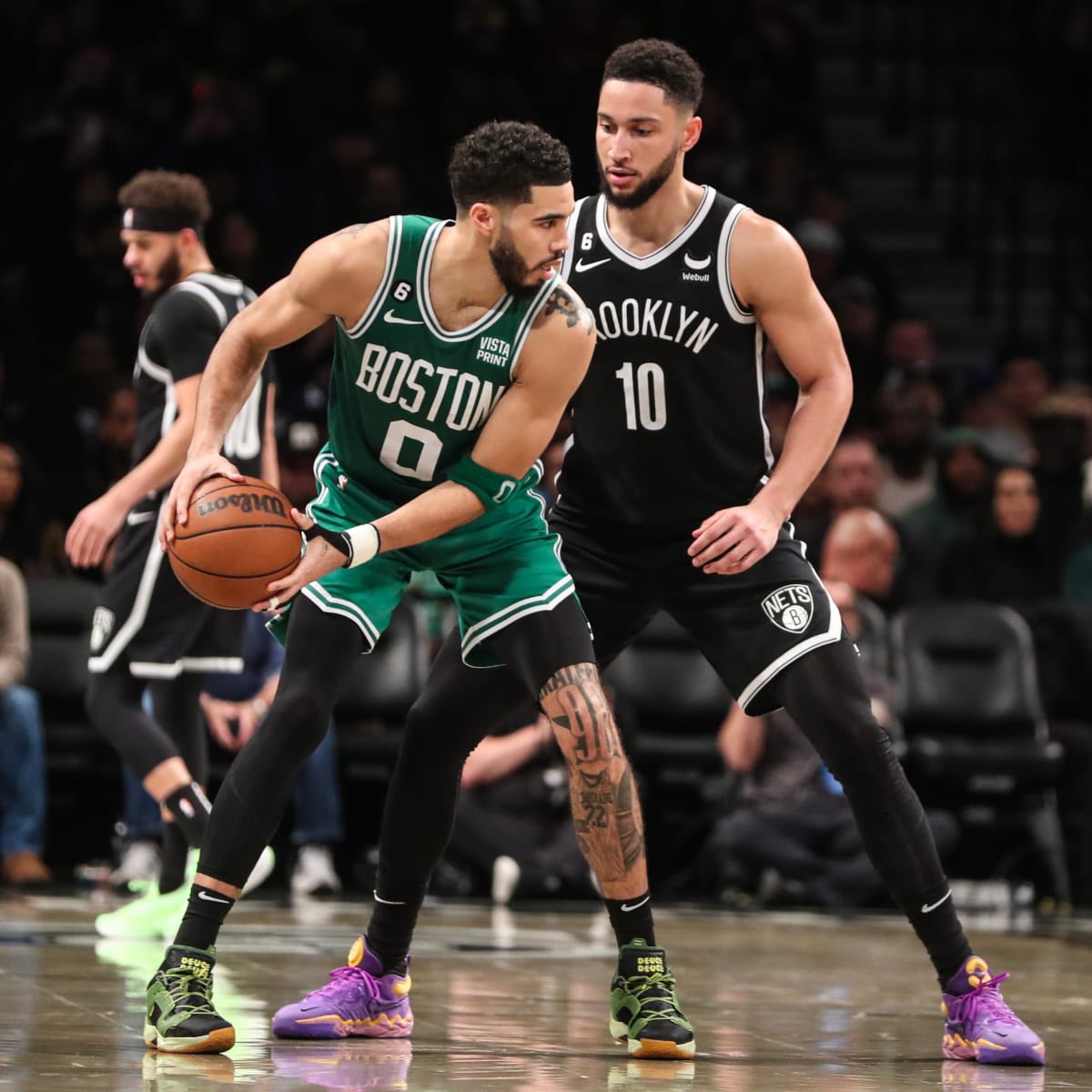 Jersey2Brooklyn's tweet photo. Ben Simmons is OUT for tonights game against the Celtics 

May be resting on back to backs 🤔

#NetsWorld https://t.co/iEIXGcgnsc