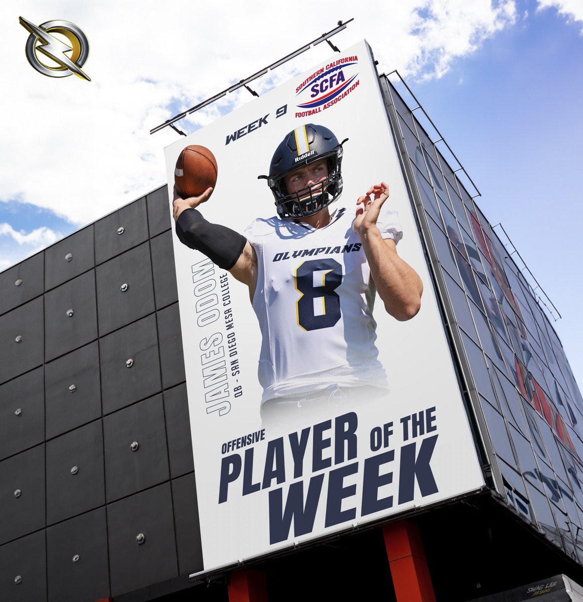 SDmesafootball's tweet image. CONGRATS to Mesa QB - @jamesodom08 on being named Conference - Offensive Player of the Week vs. Southwestern (15 of 20 for 272 and 6 TD’s) }#BALLIN #nextlevelperformance @BallCoachGW @scfafootball @PrezHands @EC_Preps_SD @GrossmontBall @Daygofootball 📸by @Nicole2Noel