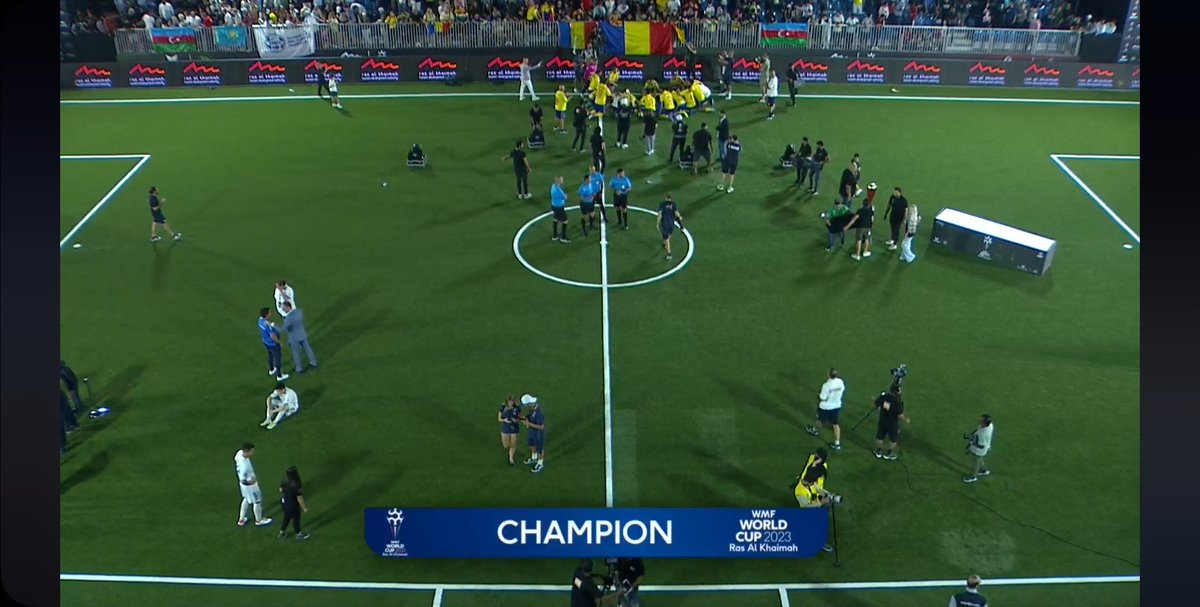 Romania are the new world champions at minifootball! Let's gooooo!
🤘🤘🤘🤘