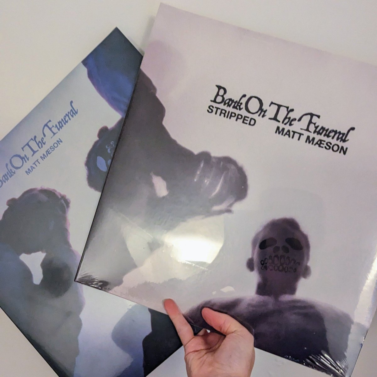 The Stripped vinyl has arrived to join its best mate.

I'm very excited to finally see <a href="/MattMaeson/">Matt Maeson</a> for the first time on Monday! 🤩 #bankonthefuneral