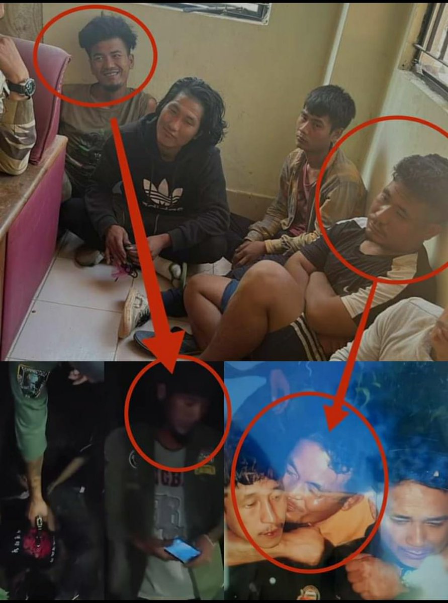 ahanthemx's tweet photo. These are the Kuki militants behind the brutal barbaric k*lling of two innocent Meitei youths Ngaleiba  Chingkheinganba. Their pictures &amp; video of k*lling went viral on the internet yet they're still running free.
Justice for our brothers🙏🏼
@NBirenSingh @manipur_police @NIA_India https://t.co/faOAcpPgte