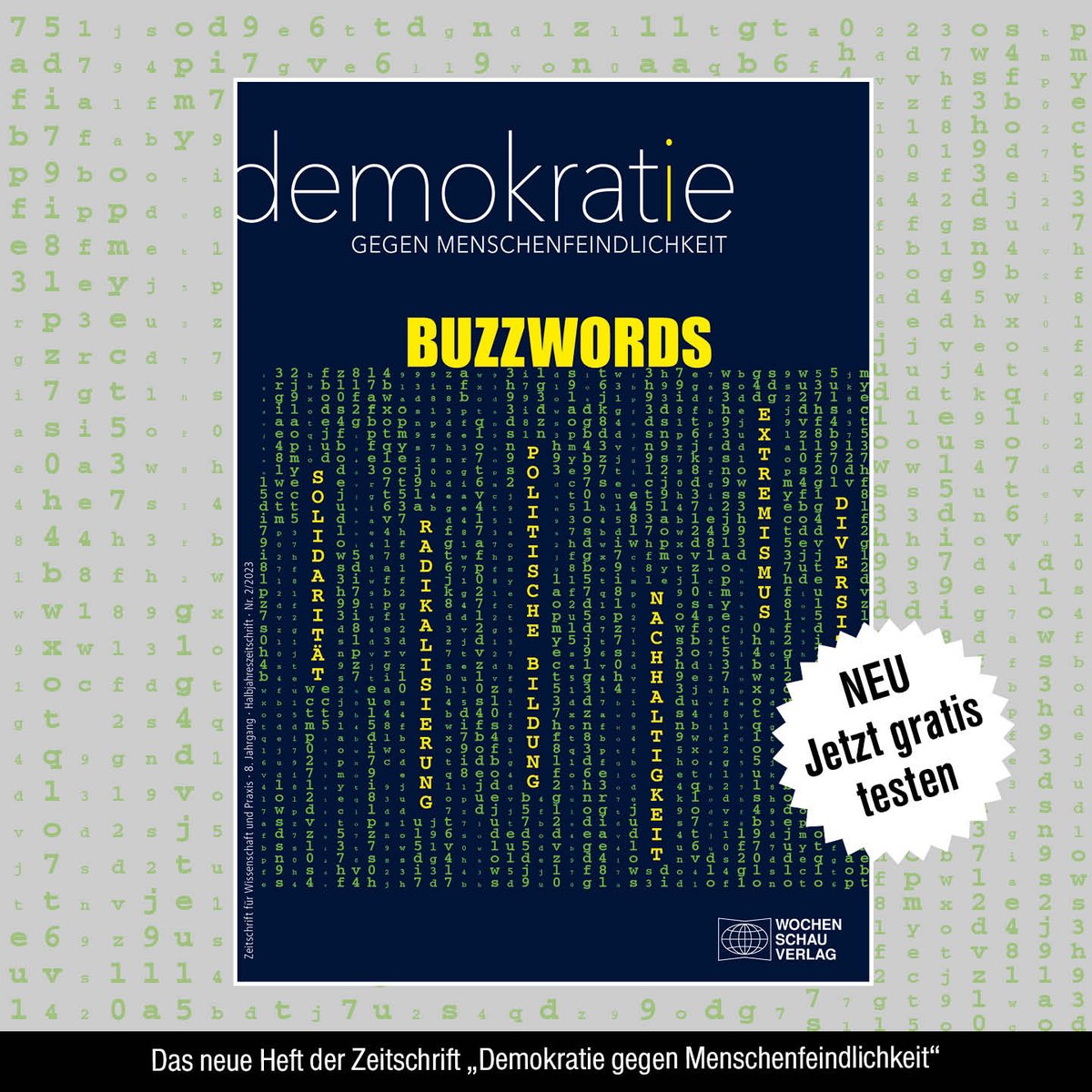 Neben anderen tollen Beiträgen gibt es in der aktuellen Ausgabe der #ZDgM des <a href="/Wochenschau_Ver/">Wochenschau Verlag</a> einen Beitrag von A. Mönig, M. Thürling, J. Treidl und mir zu unserer Forschung am <a href="/IDZ_Jena/">IDZ</a> zum juristischen Druck der extremen Rechten auf die #Zivilgesellschaft