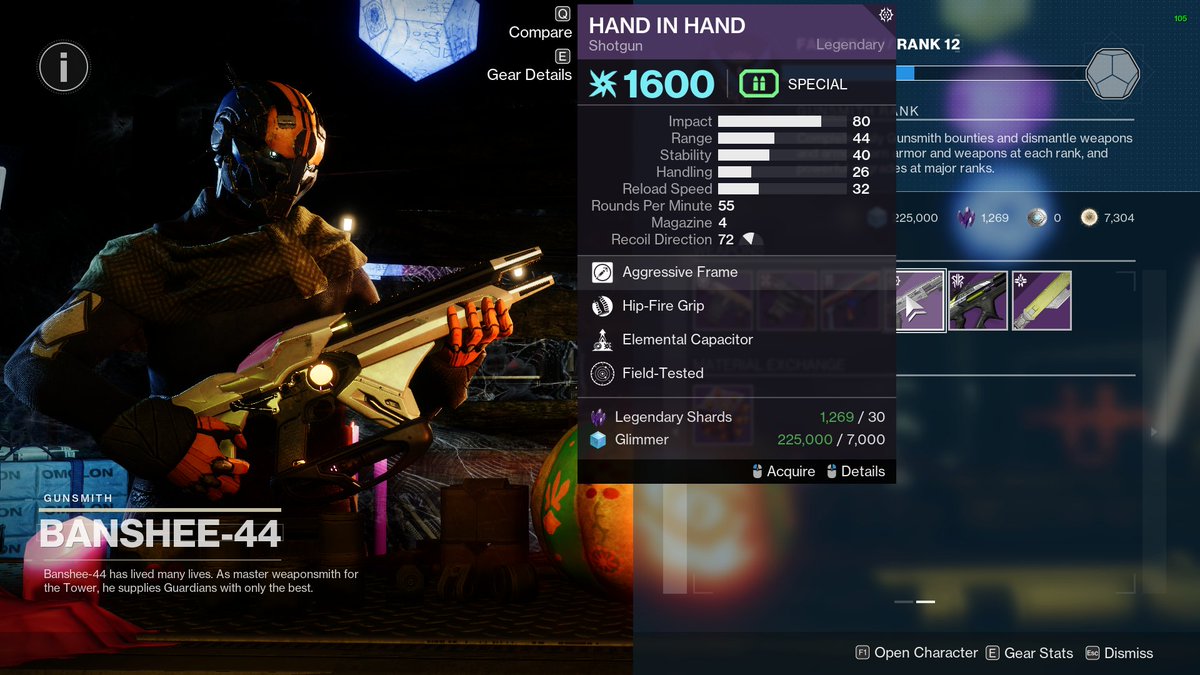 HeyItsHam1's tweet photo. Make sure to pick these rolls up this week. No good armor this week at Xur. https://t.co/HgFe2GooGr