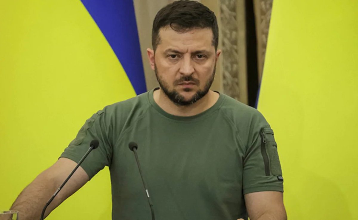 MarioNawfal's tweet photo. 🚨JUST IN: Ukraine's President Zelensky says the war in Gaza is "TAKING AWAY THE FOCUS" from the Russia-Ukraine war.