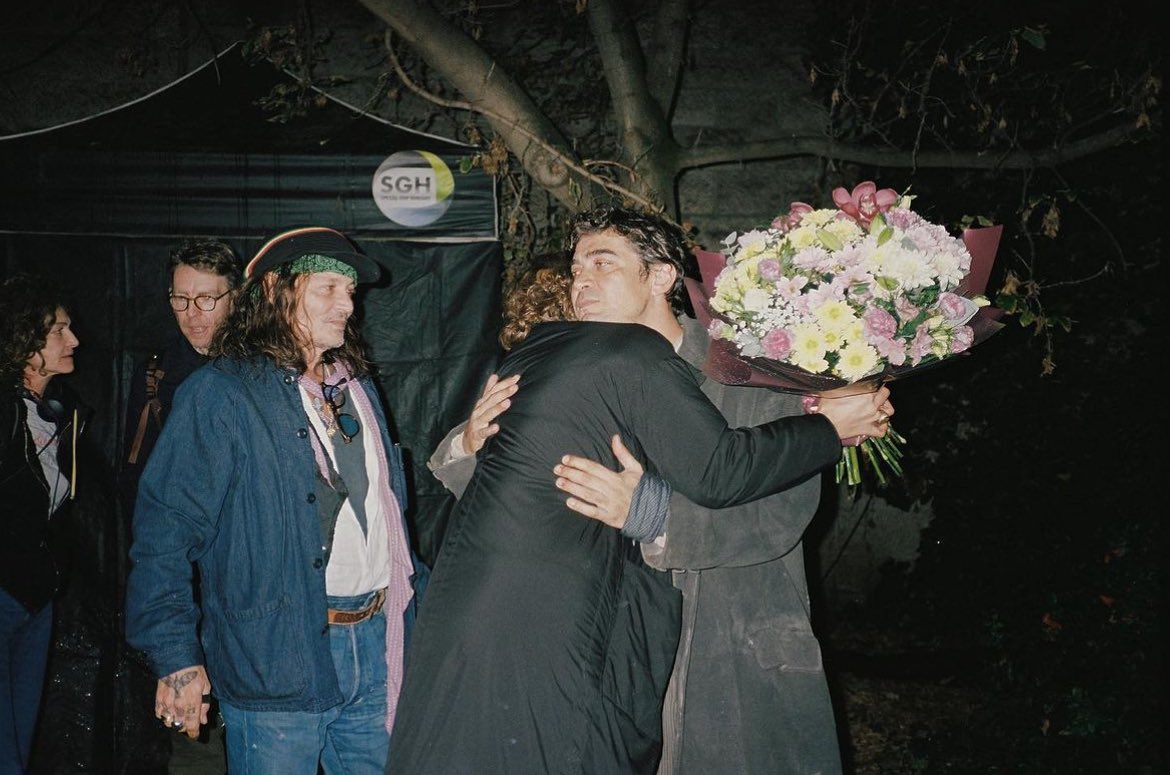 new pics of johnny depp on the set of 'modi' 🎬 (shared by antonia.desplat)