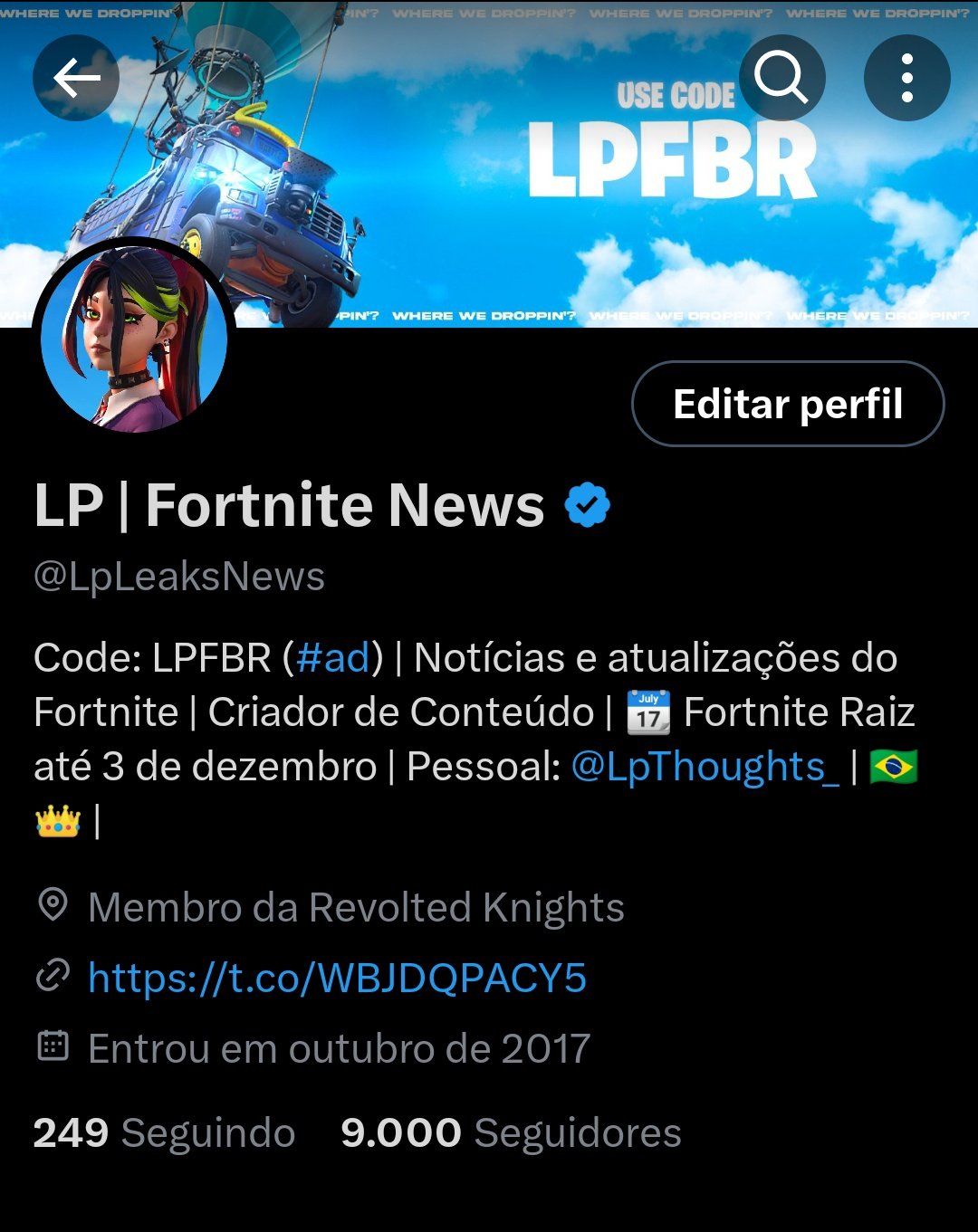 Notícias do Portal de Criadores Fortnite