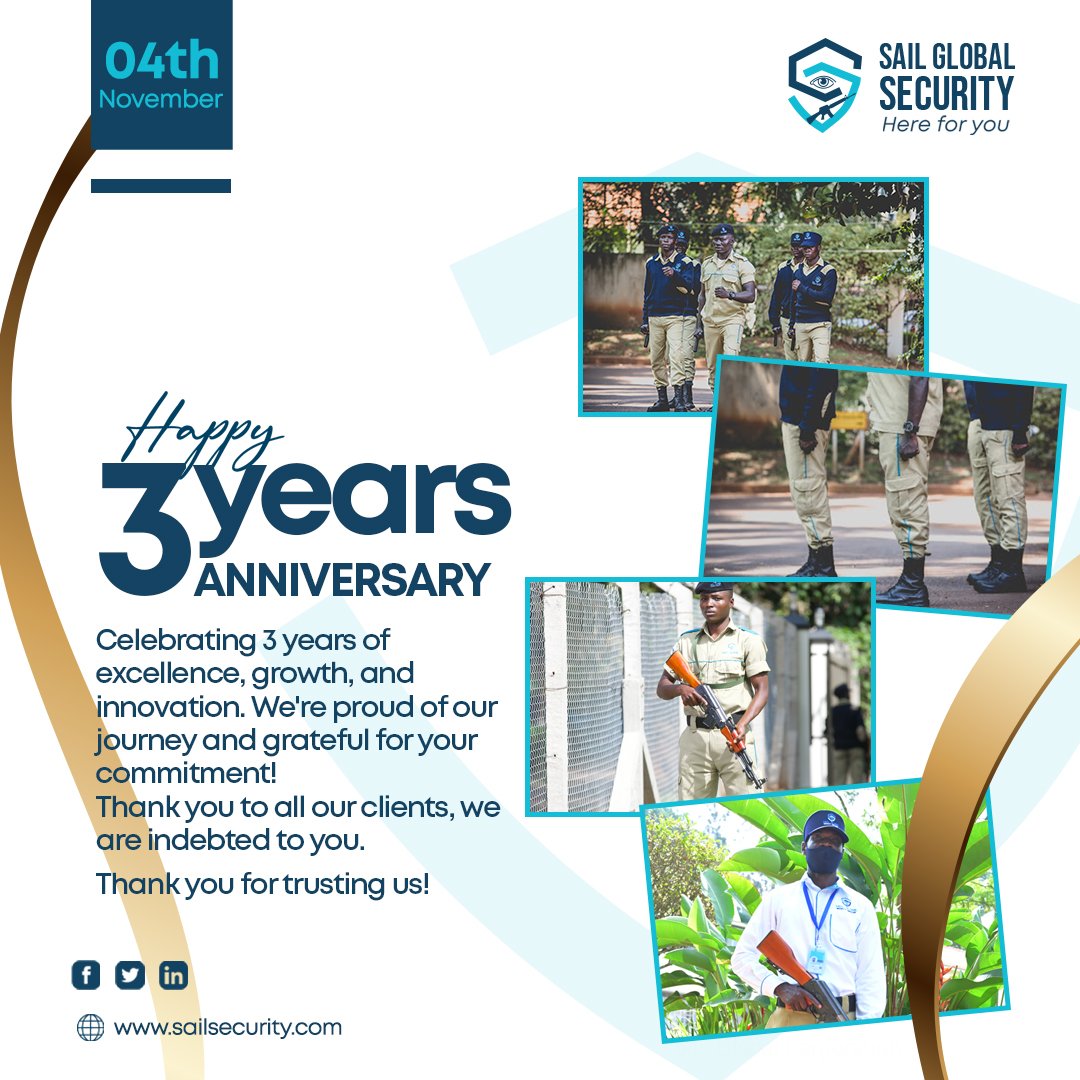 SailSecurity's tweet photo. Thank you for being part of our journey!

#sailsecurity #sailglobacorp #3yearsanniversary #hereforyou https://t.co/sDEM23oJlI