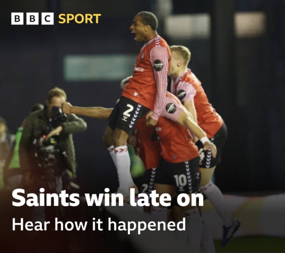 That's one hell of an erection, KWP. Poor camera man... #SaintsFC