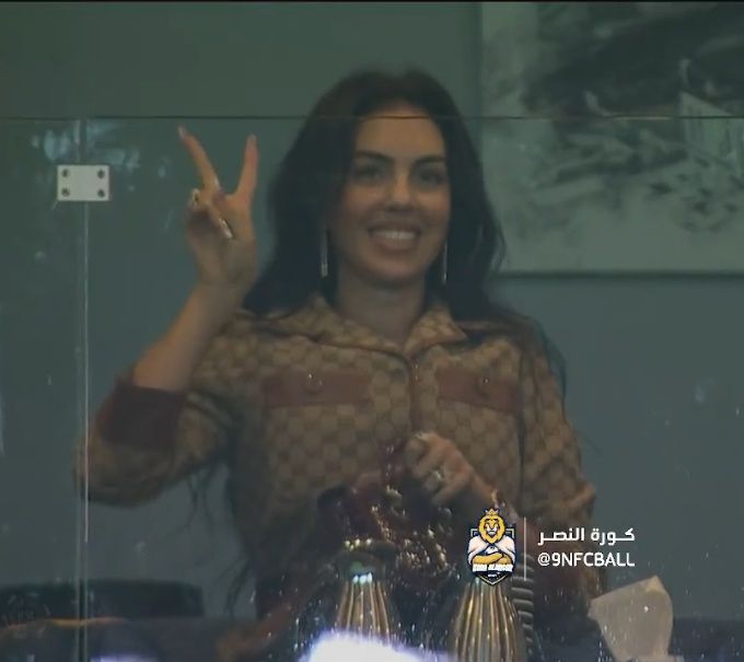 Ronaldo Scores, but the Real Attraction is in the Stands: Georgina Rodriguez Receives Praise for Her Adorable Expression Captured on Camera 1