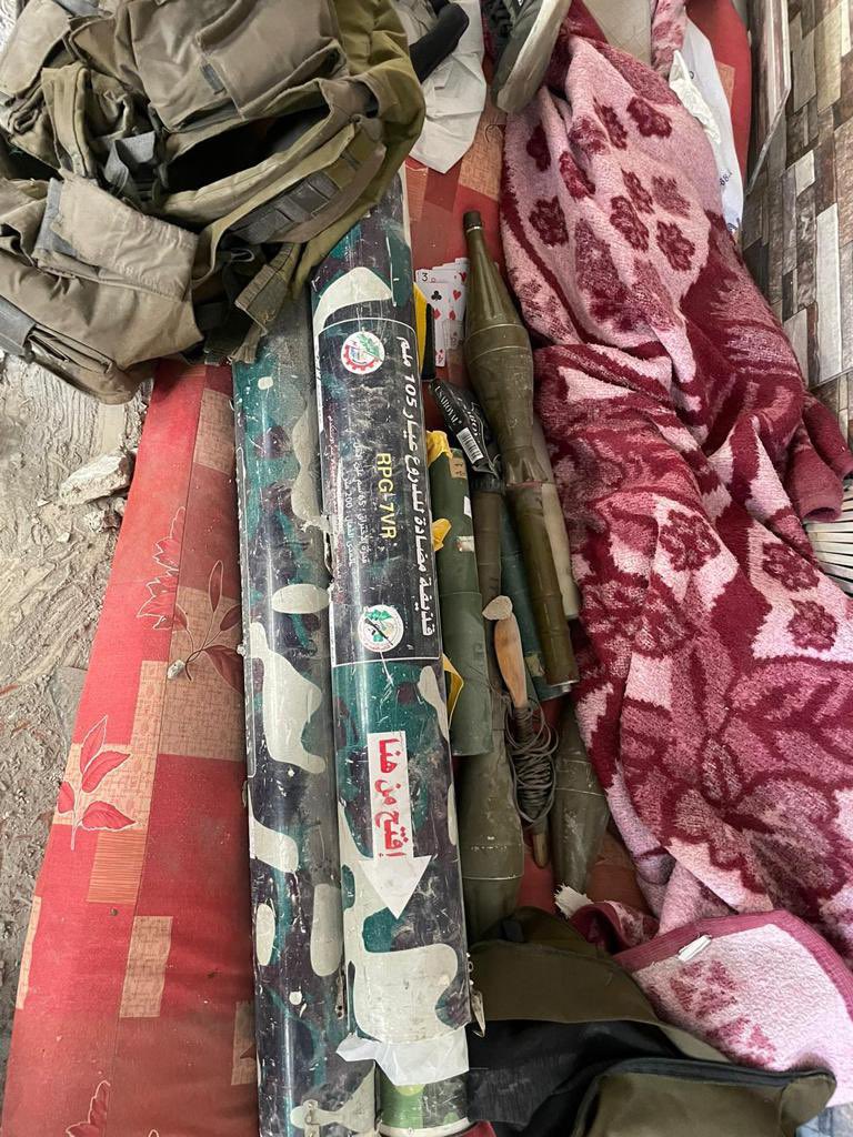 IDF fighter jets struck Hamas terrorist infrastructure located on the roof of a building and an adjacent tunnel shaft after receiving intelligence from the ISA and through ground operations. 

In addition, following IDF and ISA intelligence, and the identification of shooting