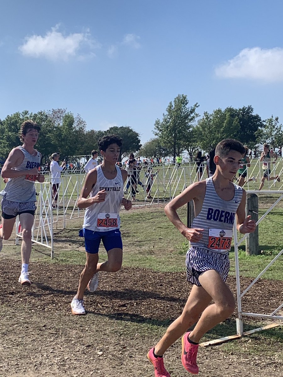 TxMattKimball's tweet image. Tyrus ran well at State.  He had a PR at 16:50 and finished 43rd of 150 runners!! @SHSRaiderXC