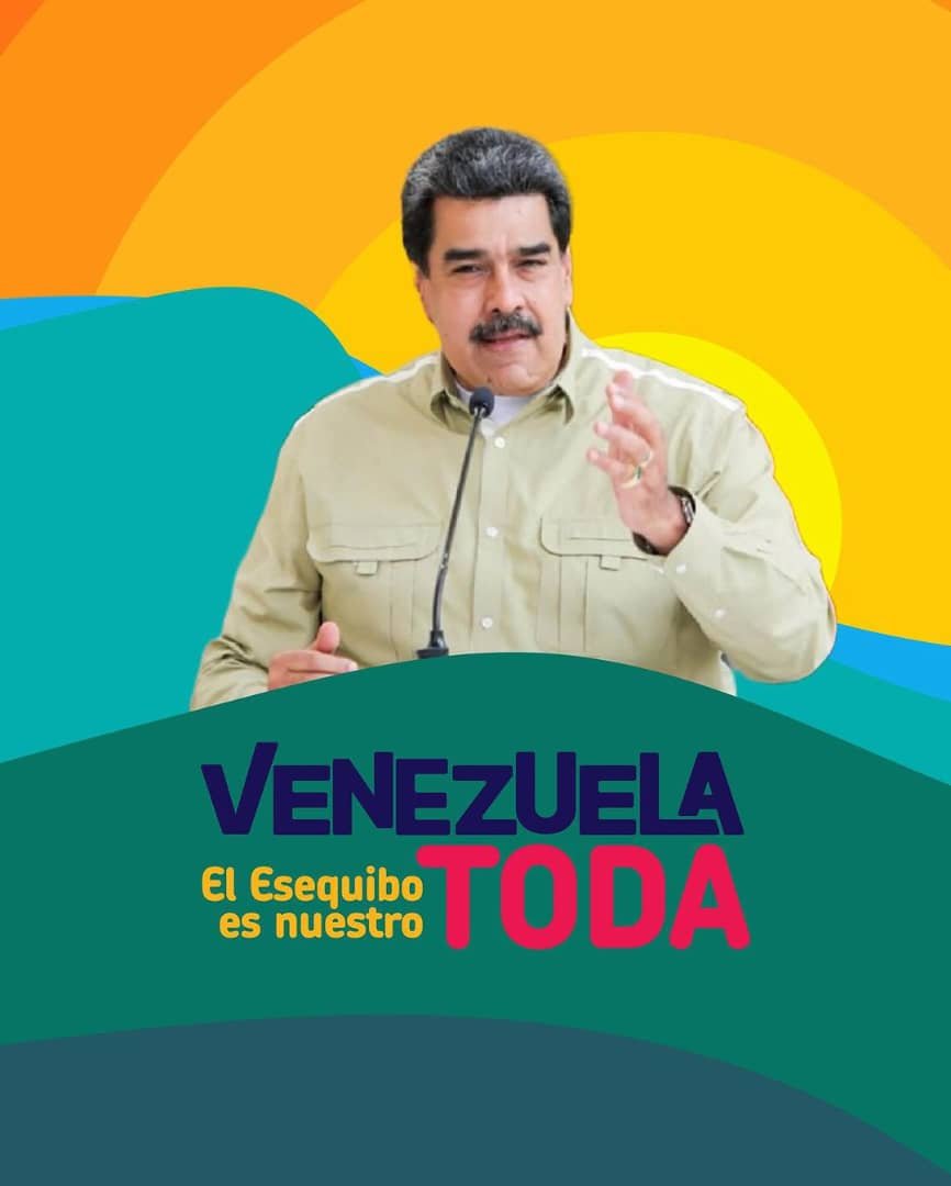 ¡No hay lugar para la duda, el Esequibo es de Venezuela! ¡5 veces sí por mi Esequibo! #5VecesSíPorMiEsequibo