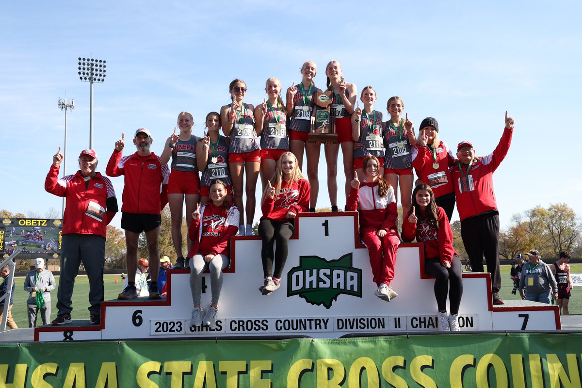 The Minerva Lady Lions girls cross-country team has won the Division II state championship!

This is the program’s second state championship in three years!

Congratulations!

📸: Lito Espinosa

<a href="/EastDistrictAB/">East District (EDAB)</a> <a href="/lions_minerva/">Minerva Lions Athletics</a> <a href="/Minerva_XC/">Minerva Track & XC</a>
