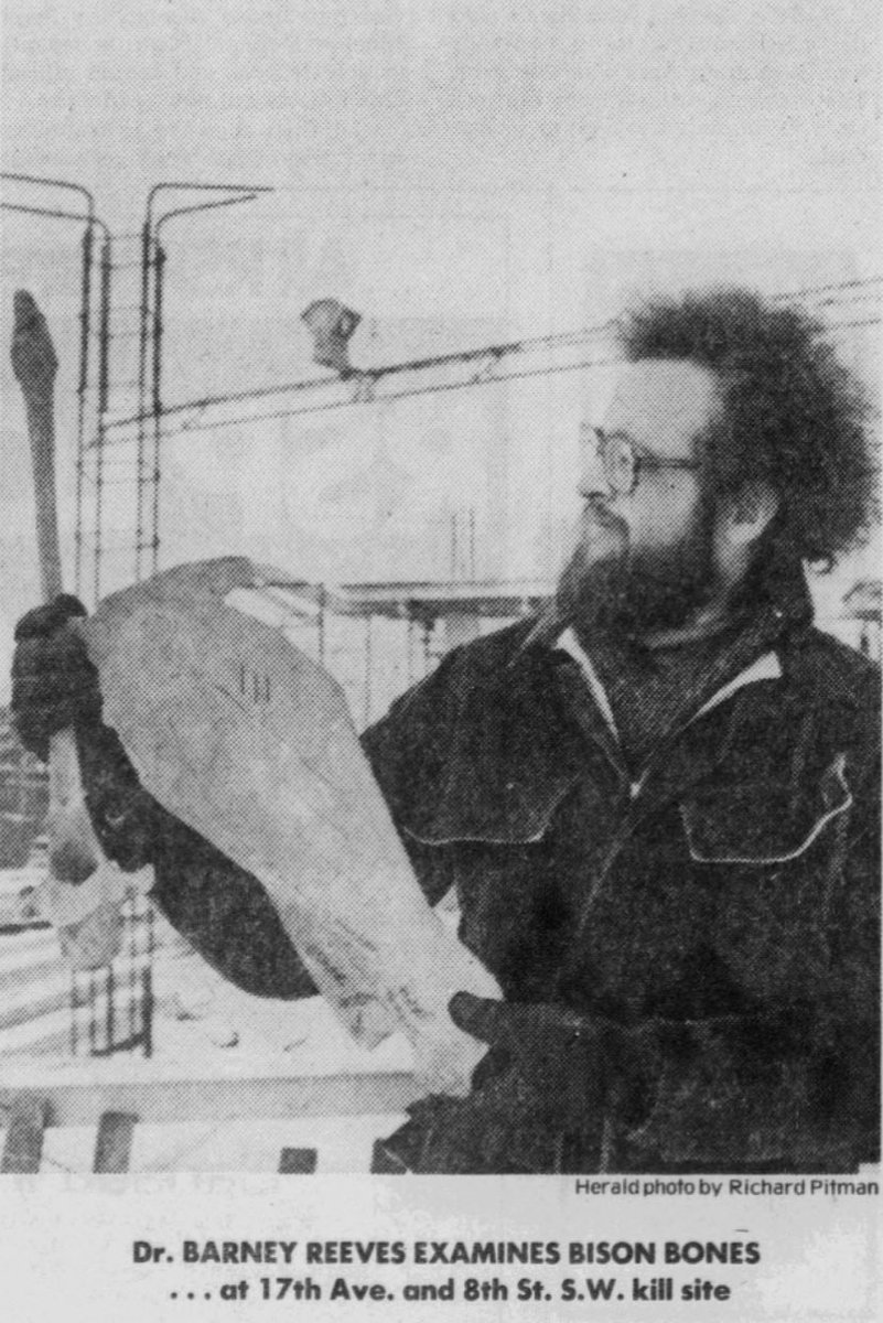 savenosecreek's tweet photo. Today is National Bison Day. The Nose Creek Valley and all of Alberta is filled with Historic Bison Bones. Today we would like to honour the man who uncovered quite a few of them: Dr. Barney Reeves. (1/4) #SaveNoseCreek #SNChistory https://t.co/GQmFJu8YY7