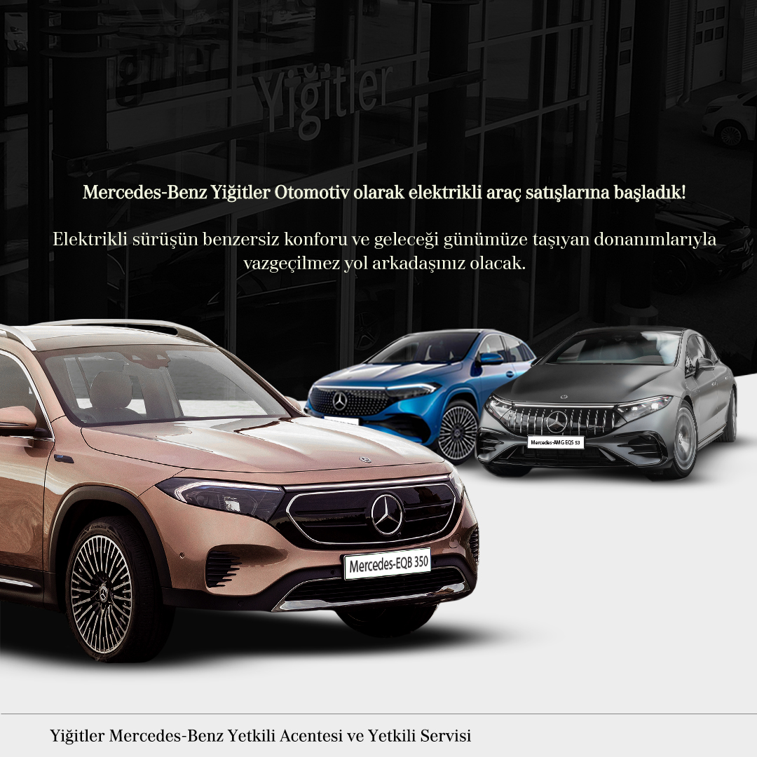 Mercedes-Benz Yiğitler Otomotiv olarak elektrikli araç satışlarına başladık!

Elektrikli sürüşün benzersiz konforu ve geleceği günümüze taşıyan donanımlarıyla vazgeçilmez yol arkadaşınız olacak.

#Mercedes #MercedesBenz #MercedesEQ #MercedesBenzYiğitler #Yiğitler