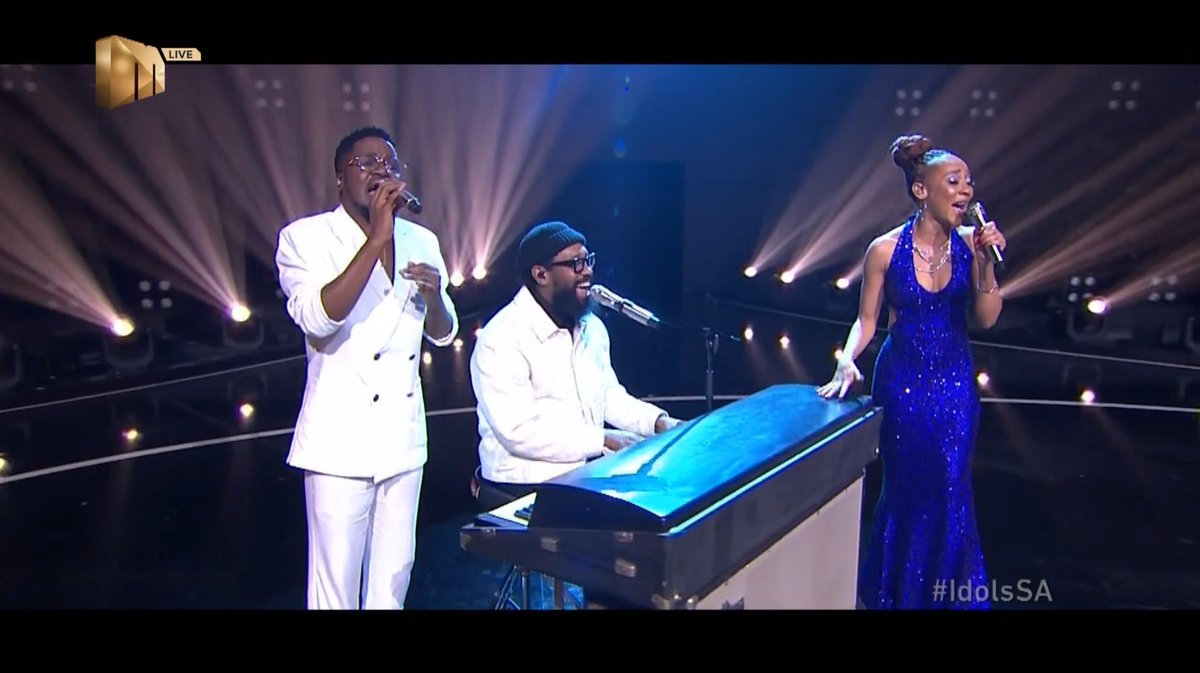 They've gone global! 🌍 Princess and Thabo join American superstar <a href="/PJMORTON/">PJ MORTON</a> for harmonies on his mellow jam 'How Deep is Your Love' 

More: bit.ly/idolssa_s19. 

#IdolsSA