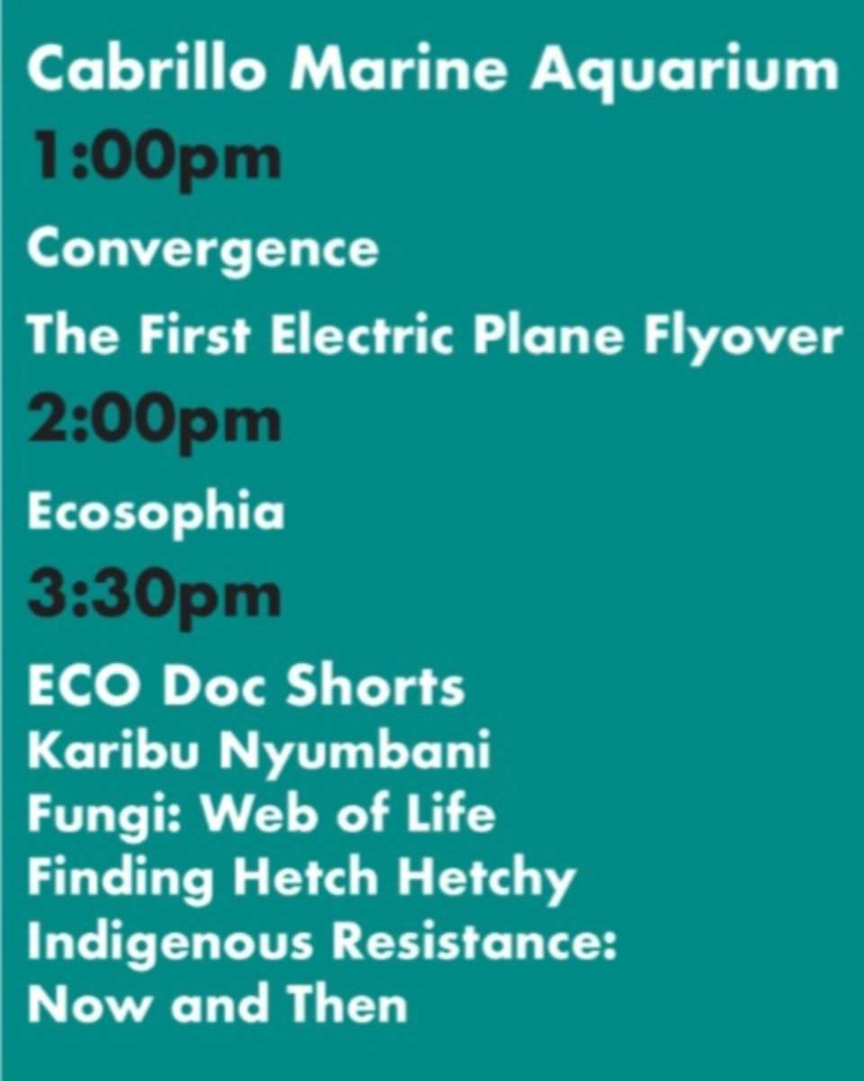 SPIFFest's tweet image. JOIN US AT CABRILLO MARINE AQUARIUM TODAY STARTING AT 1:00 PM! see our program book for more information #spiffest 
 flipsnack.com/sanpedrofilmfe…