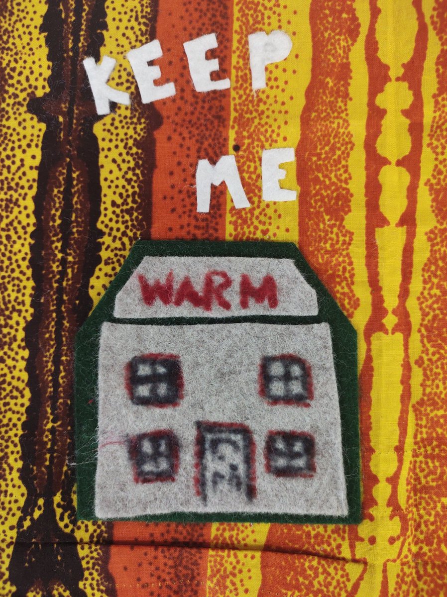 I made a square 4 #WarmHomesLeics
Community Quilt. Govt action on fuel poverty & climate change urgently needed. @JonAshworth as my MP pls support the
#EnergyForAll manifesto:
energyforall.org.uk/manifesto.html. Pls come 2 the Warm Homes + Climate Action Gathering on 18th Nov. C u there!