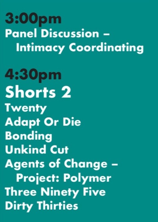 SPIFFest's tweet image. Join us today at the Terrance Cinemas at 1:00 p.m. for our shorts 1 &amp;amp; 2, plus an awesome panel discussion on intimacy coordinating! Please see our program book for more information! #Spiffest
 flipsnack.com/sanpedrofilmfe…