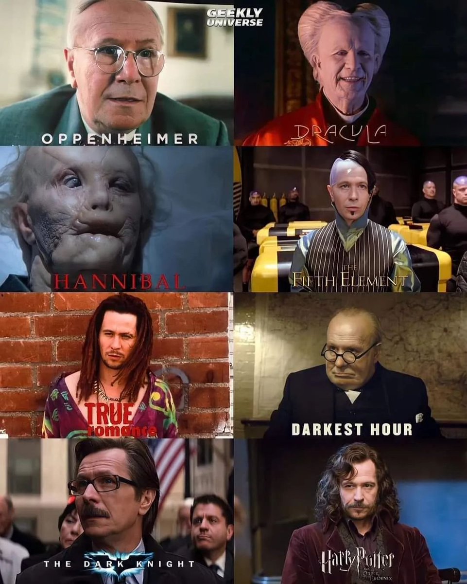 Gary Oldman is probably the most versatile actor alive