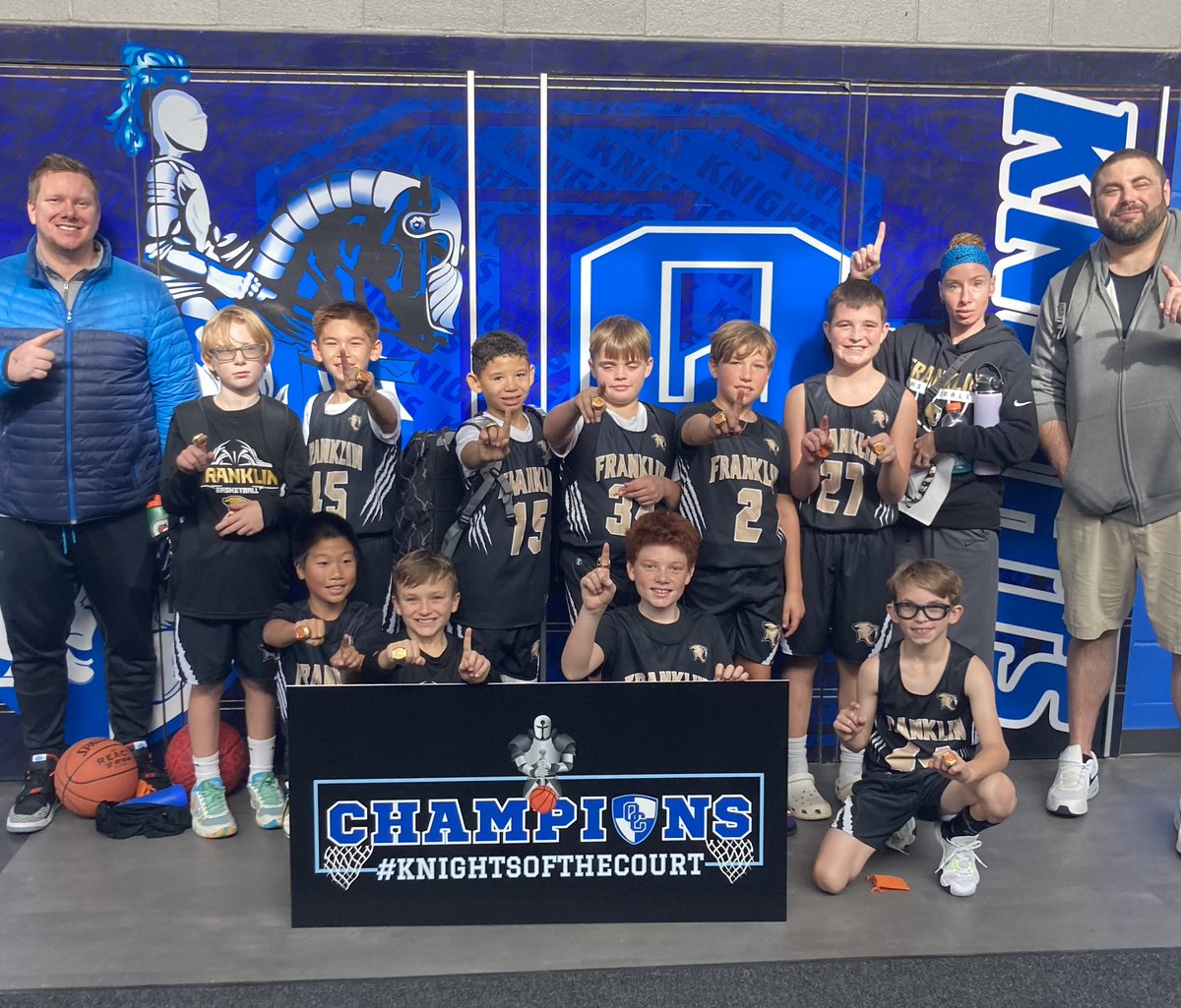 FYBBClub's tweet photo. Congratulations to Coach Nate and the 5th Grade Black team on a hot start to the season, going 3-0 and winning the Oak Creek tournament. https://t.co/LHHnKItlJf
