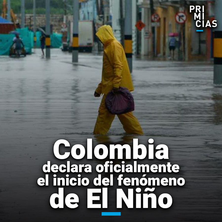 Primicias's tweet photo. Colombia declaró este 4 de noviembre el inicio del fenómeno de El Niño. https://t.co/ZwxEPAk4qk https://t.co/kTbxmL1Lmn