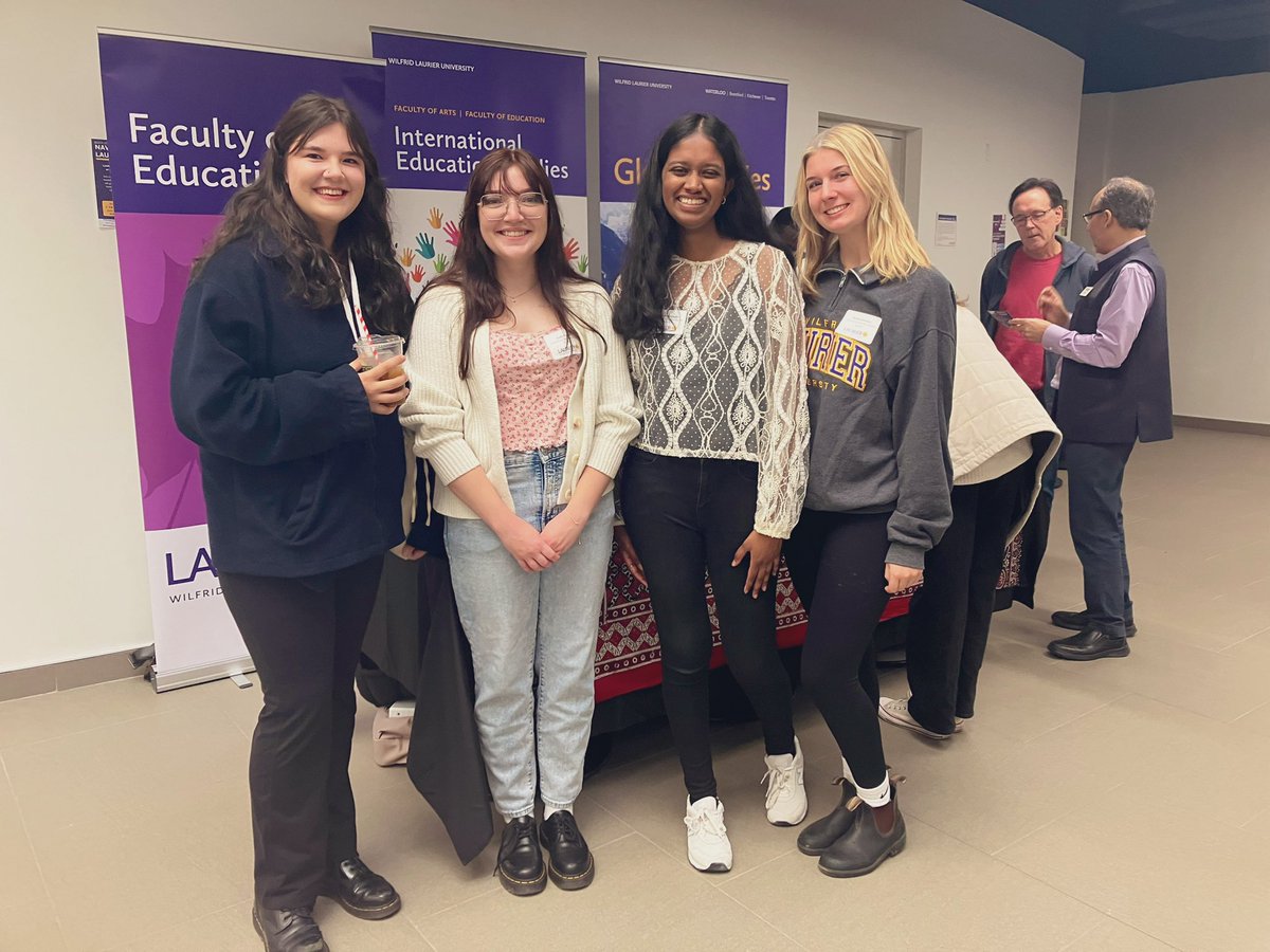 So proud to hear our BEd and IES students share their experiences at the Laurier Open House! #laurieredu