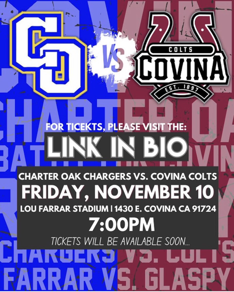 COVINA vs CO … Let’s go COLT NATION 💪💪💪
