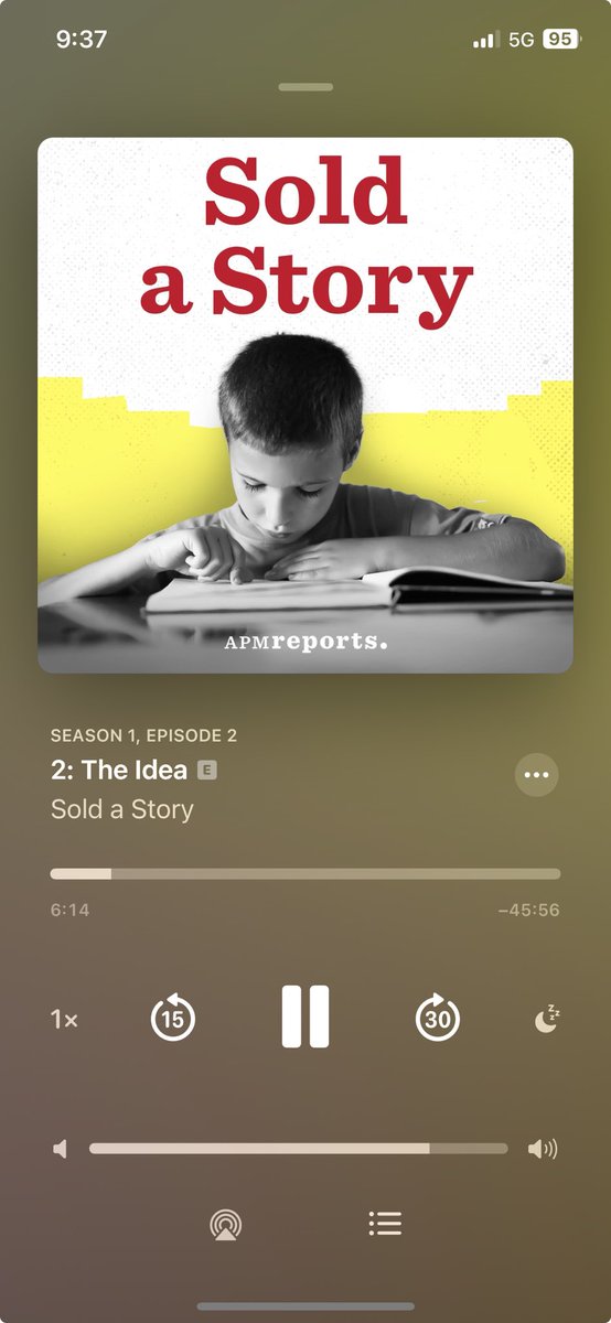 For as many times as we’ve referenced this series in PD, I’ve never actually listened to all the episodes. Taking a break from my hours of true crime podcasts and dedicating a few to this. 

10/10 recommend. Take a listen with me. #soldastory #sor