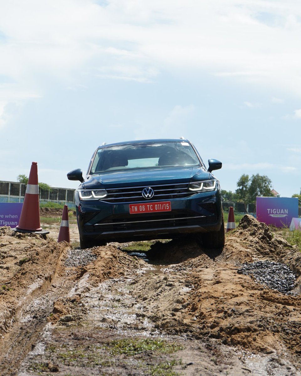 evoIndia's tweet photo. Introducing to you, the #Tiguanexperience in #Chennai

We've set up an off-road course that will take the #Tiguan to its absolute limit. We've got water-wading, axle articulation, side slope, rock crawling and more. 

Stay tuned to #evoindia to see how the Tiguan fares. https://t.co/QVP2vc7MmJ