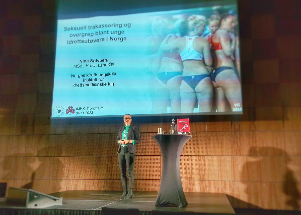 Therese F. Mathisen (@tfmathisen) on Twitter photo Opplevelser av seksuell trakassering rapporteres uavhengig av kjønn, alder eller sosial kontekst. Idretten er ingen unntak, sier <a href="/NinaSolvberg/">Nina Sølvberg</a> som har forsket på forekomst og sammenhenger hos aktiv ungdom. #imhk2023 Opplevelser av seksuell trakassering rapporteres uavhengig av kjønn, alder eller sosial kontekst. Idretten er ingen unntak, sier <a href="/NinaSolvberg/">Nina Sølvberg</a> som har forsket på forekomst og sammenhenger hos aktiv ungdom. #imhk2023