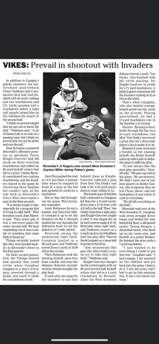 Week 1 Vs West Scranton