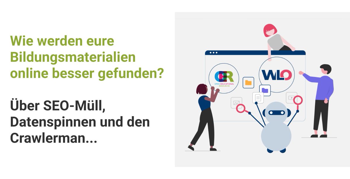 edusharing's tweet photo. Schnell &amp; effizient tolle #OER #Unterrichtsmaterialien auf https://t.co/0DRaMzT8lY veröffentlichen🔍 Mit unserem Crawler kein Problem 💪Wie das geht und was ein Crawlerman ist? Erfährst du hier:➡️https://t.co/AQTQgk58w4 #twlz @wirlernenonline https://t.co/q1gxhs2eAt