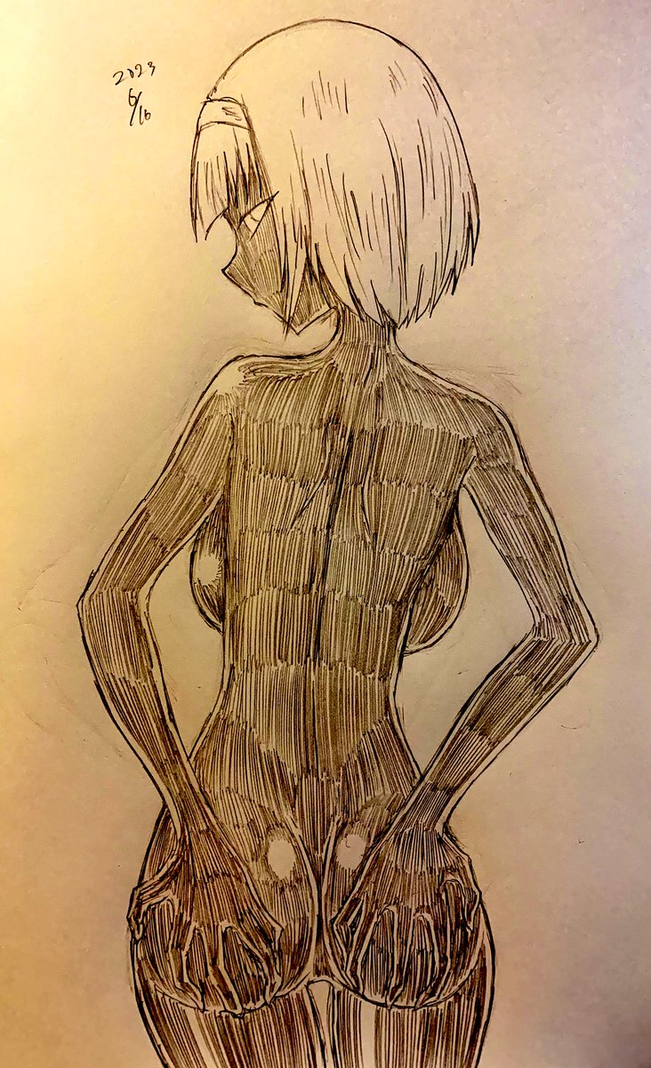 いいおしりの日だったらしい…(あんまり描いてない…) 