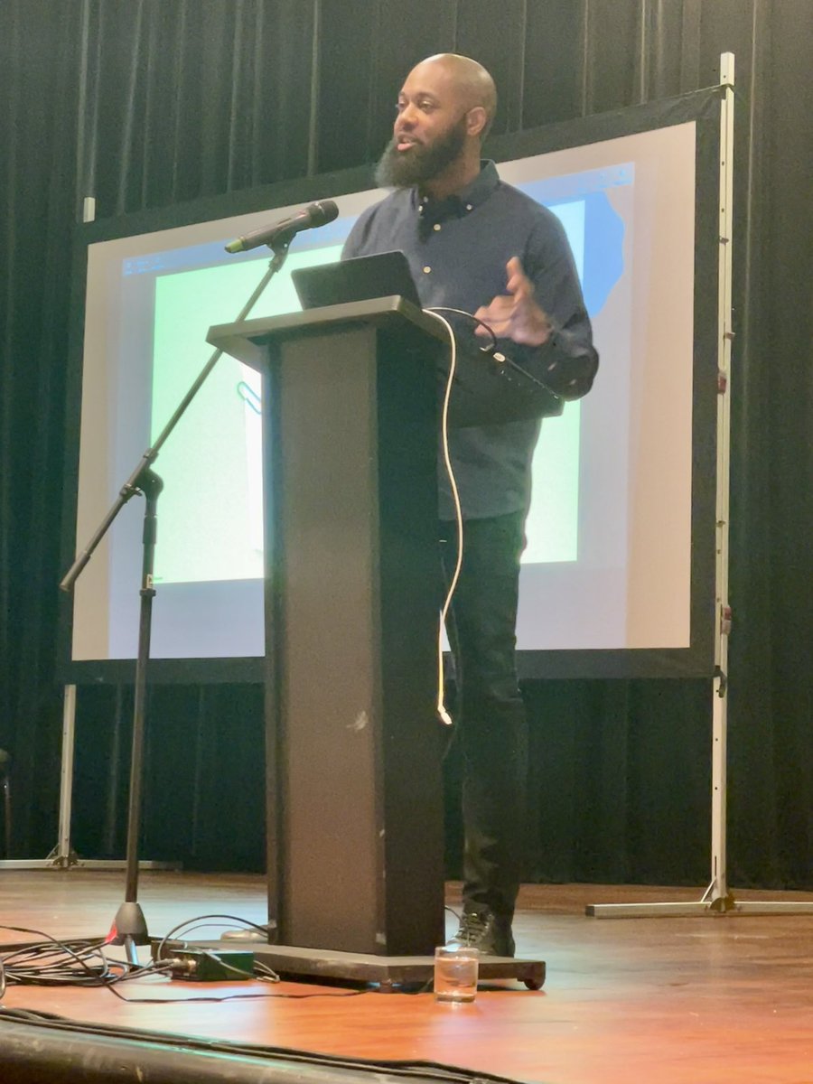 Dr. Nate Holder challenges us all to truly think about and act to achieve the kind of systemic change we need in education to truly serve all students. Grateful for the opportunity to learn, lean in and listen this morning at <a href="/OMEASynergy23/">OMEA Roots 2024</a> <a href="/OMEAOntario/">OMEAOntario</a> <a href="/N8Holder/">Nate Holder</a>