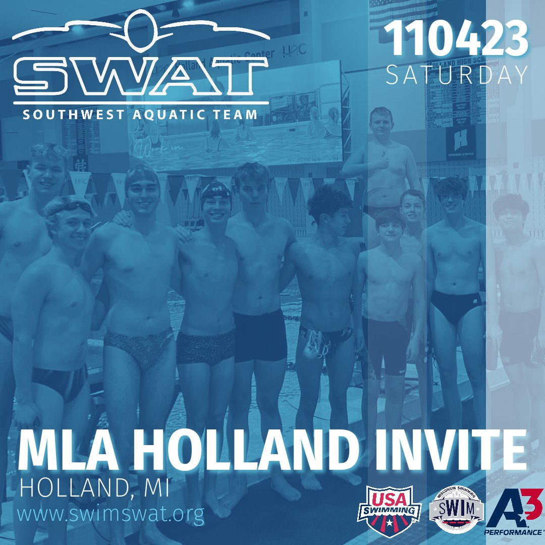 swimswat_WI's tweet photo. SWAT SR boys are getting after it this morning! First day of the MLA Fall Invite in Holland, MI.! #usaswimming #wisconsinswimming #a3performance #travelmeet #roadtrip #joinSWAT https://t.co/Wngia9sw6t