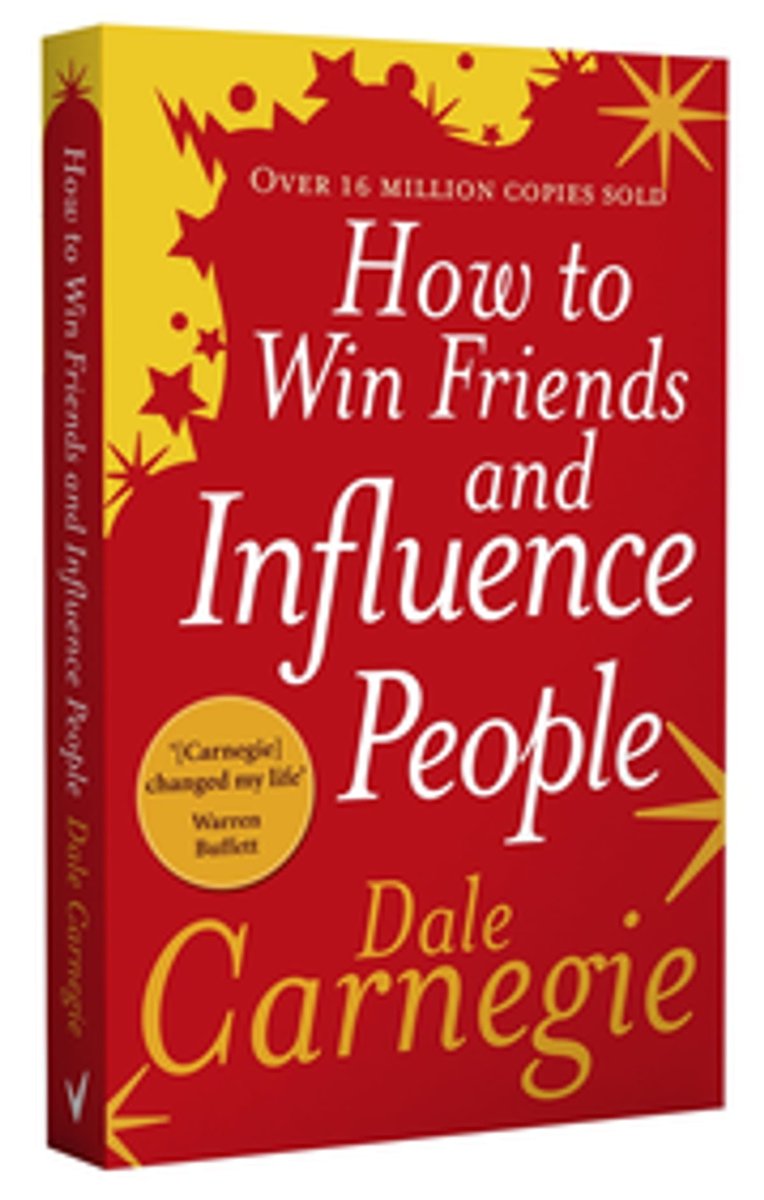 It's one of Warren Buffett's favorite books:

How to Win Friends &amp; Influence People.

Here's what you should know: