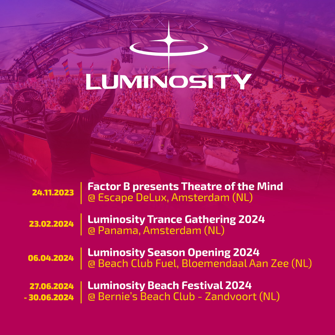 Some things to look forward too.. 🥳
Tickets: luminosity-events.nl/tickets/