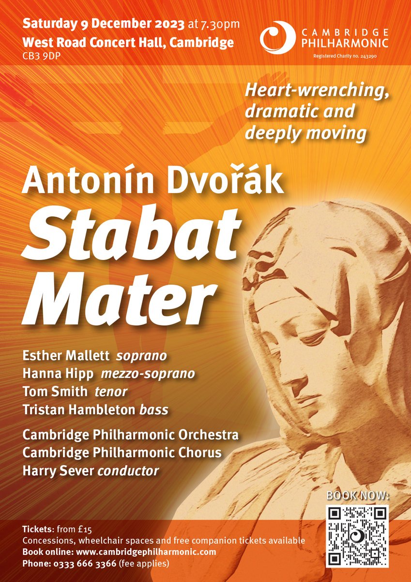 Cambridge Philharmonic and Chorus (@cambridge_phil) on Twitter photo Coming next:
Antonín Dvořák  #StabatMater
Conductor: <a href="/harry_sever/">Harry Sever</a> 
Soloists: 
Mezzo Soprano: Hanna Hipp 
Soprano: <a href="/esther_mallett/">Esther Mallett</a>
Tenor: <a href="/TomSmithTenor/">Tom Smith</a>
Bass: <a href="/TGHambleton/">Tristan Hambleton</a> 
19:30
Sat 9 Dec
<a href="/WestRoadCH/">West Road Concert Hall</a> 
cambridgephilharmonic.com/dvorak-stabat-… Coming next:
Antonín Dvořák  #StabatMater
Conductor: <a href="/harry_sever/">Harry Sever</a> 
Soloists: 
Mezzo Soprano: Hanna Hipp 
Soprano: <a href="/esther_mallett/">Esther Mallett</a>
Tenor: <a href="/TomSmithTenor/">Tom Smith</a>
Bass: <a href="/TGHambleton/">Tristan Hambleton</a> 
19:30
Sat 9 Dec
<a href="/WestRoadCH/">West Road Concert Hall</a> 
cambridgephilharmonic.com/dvorak-stabat-…