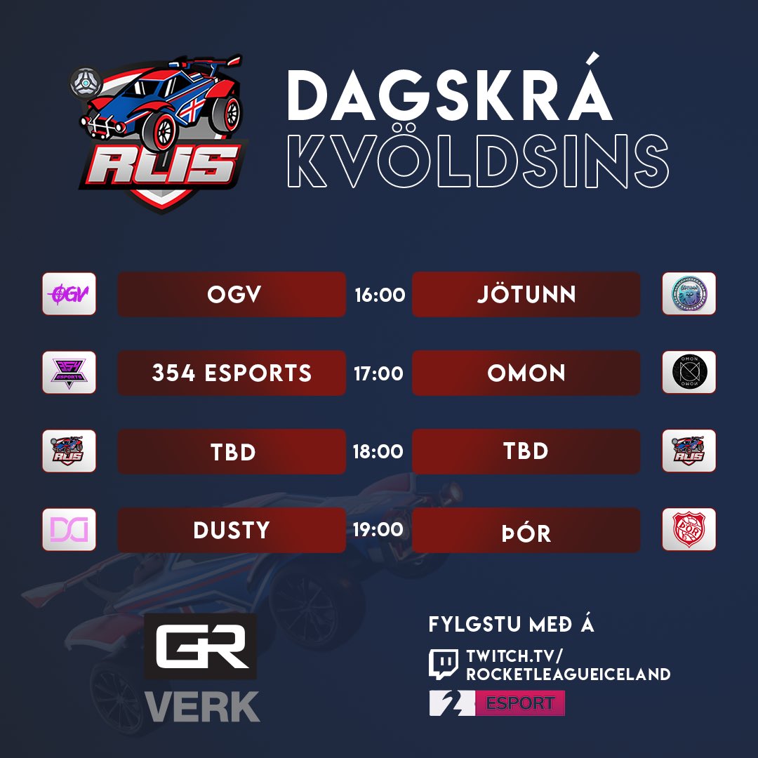 ÚRSLITAKEPPNI GR VERK DEILDARINNAR ER Í DAG!

Það verða spilaðar 4 spennandi viðureignir og 3 lið detta út. Seinasti leikur kvöldsins er lokaleikur efra leikjatrés, þar sem DUSTY og Þór mætast! 

Fylgstu með í watch party á Arena, stöð 2 Esports eða á twitch rásinni okkar.