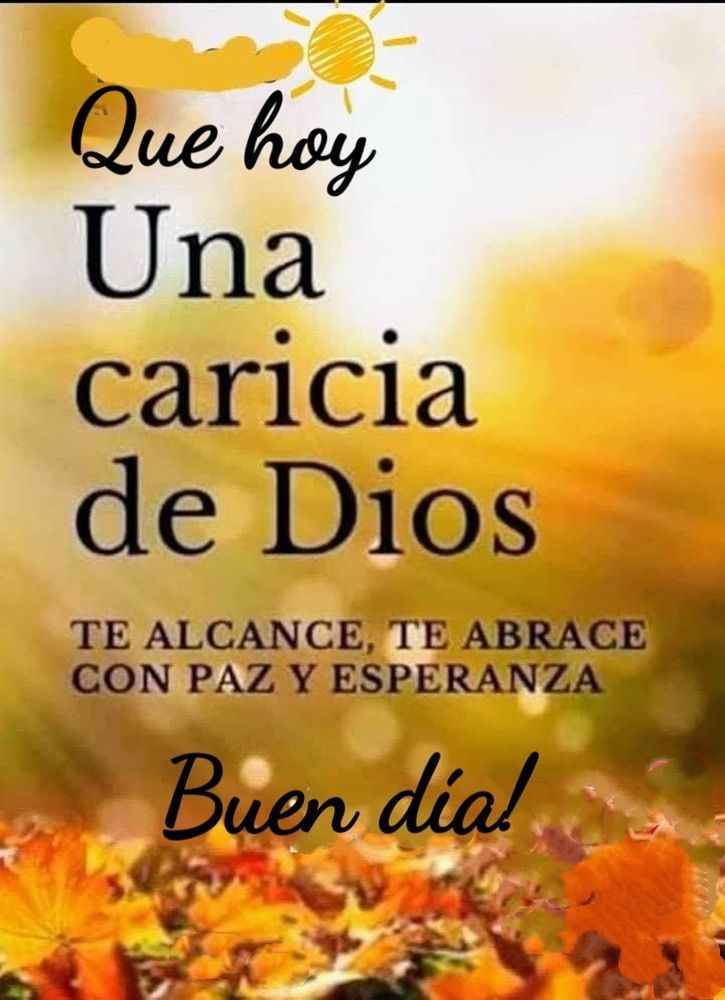Buen día, que tengan un lindo día colmado de salud y alegrías en abundancia 🙏 bendiciones