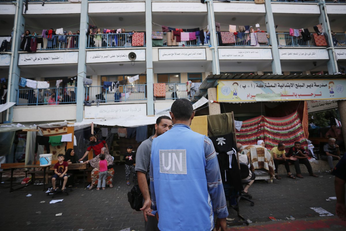 Ya son 77 los compañeros asesinados en #Gaza, el mayor nº de trabajadores de la ONU muertos en un conflicto en un periodo de tiempo tan corto. Estamos desconsolados por los civiles, personal humanitario, sanitarios y periodistas. YA BASTA!
📸<a href="/amra_ashraf/">Ashraf Amra</a>
👉actua.unrwa.es/peticion/basta