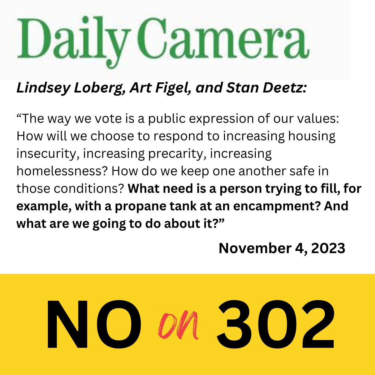 No on 302 | Solutions Not Safe Zones tweet media