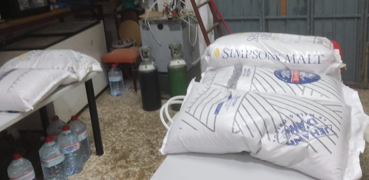 Entre las actividades de la #CCM se encuentran las compras conjuntas de insumos cerveceros. Ya están en la sede las maltas del último pedido. A cocinar! 🍻