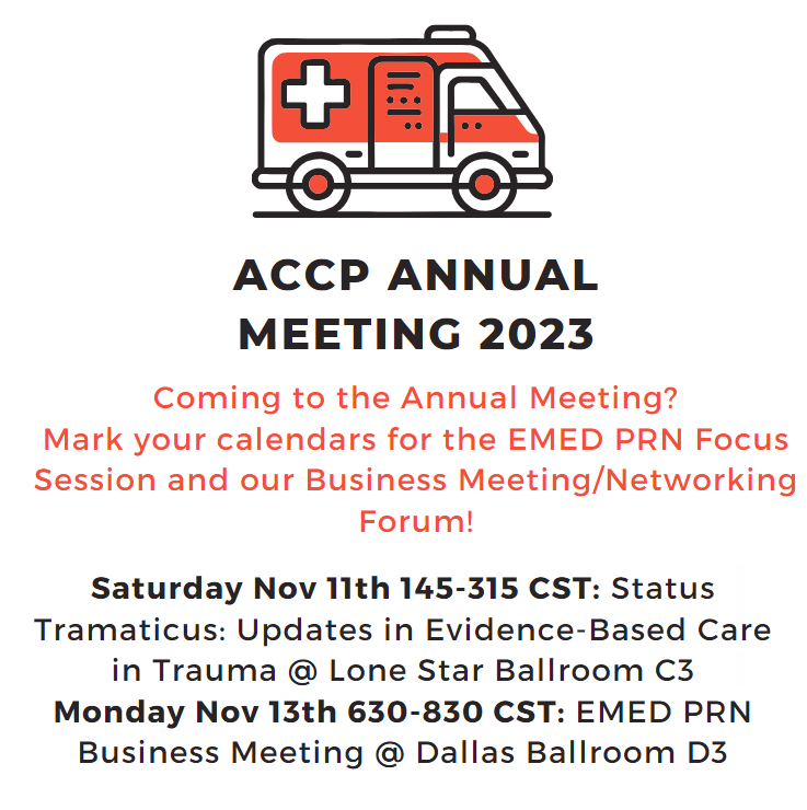ACCP EMED PRN tweet media